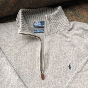 Men’s polo sweater half zip